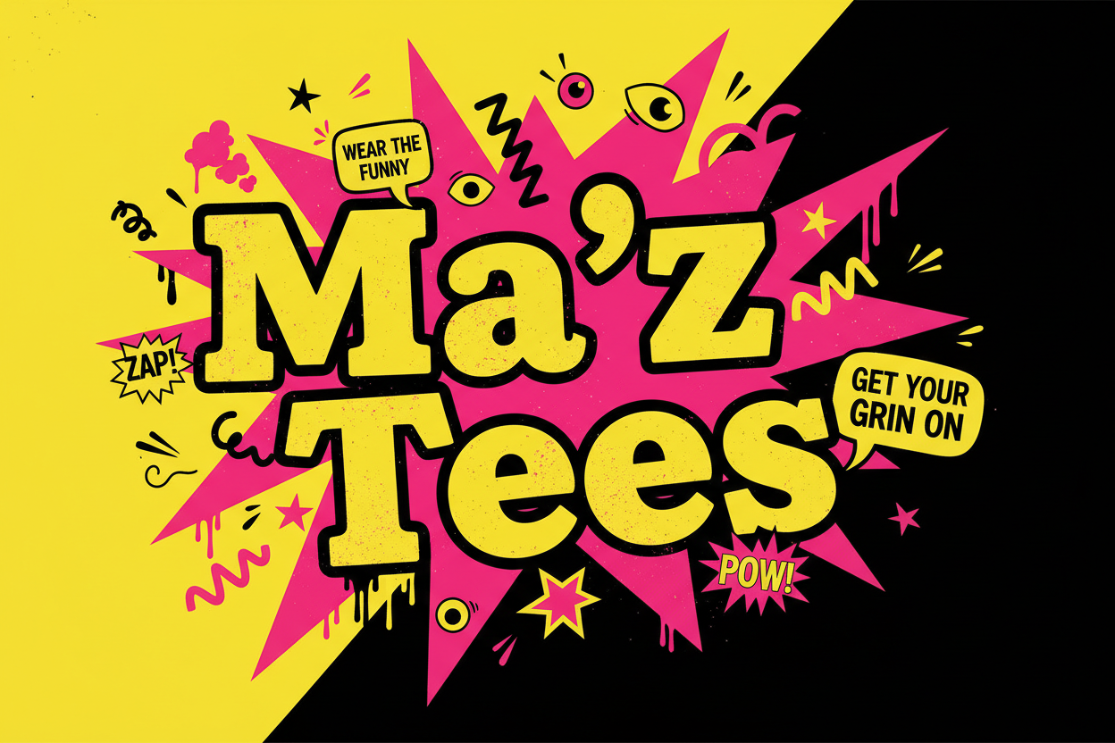 Ma'z Tees Bold Hero Banner